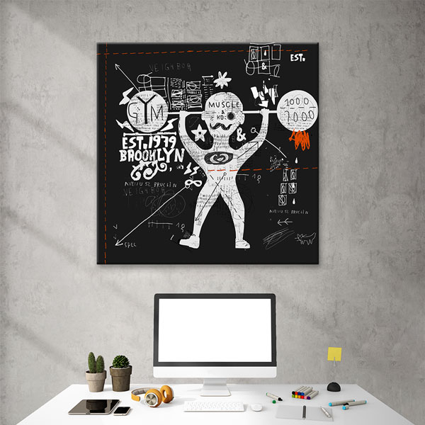 Urban Gym Art Kanvas Tablo – 5816