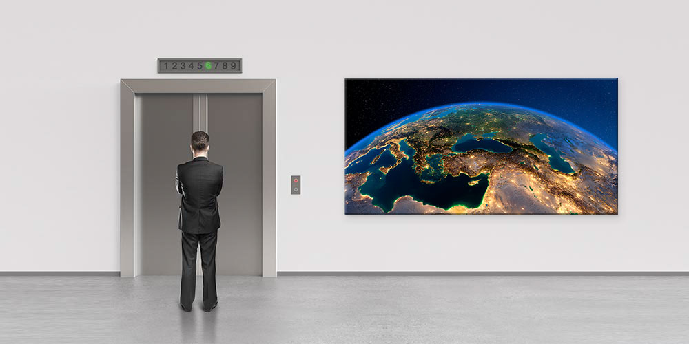 Bu büyük ebatlı duvar dekoru uzaydan Dünya nın 7846