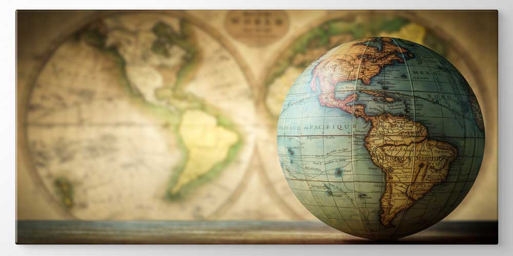 Bu büyük ebatlı duvar dekoru retro tarzda bir 7845