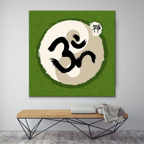 Zen Om Sembolü Kanvas Tablo – 5807