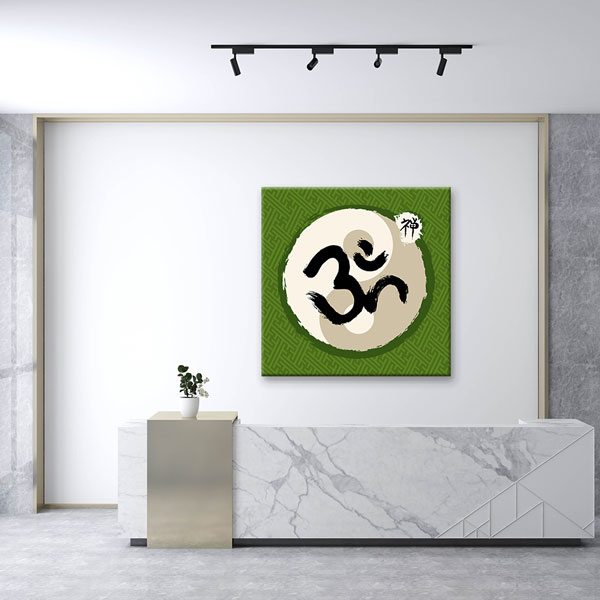 Zen Om Sembolü Kanvas Tablo – 5807