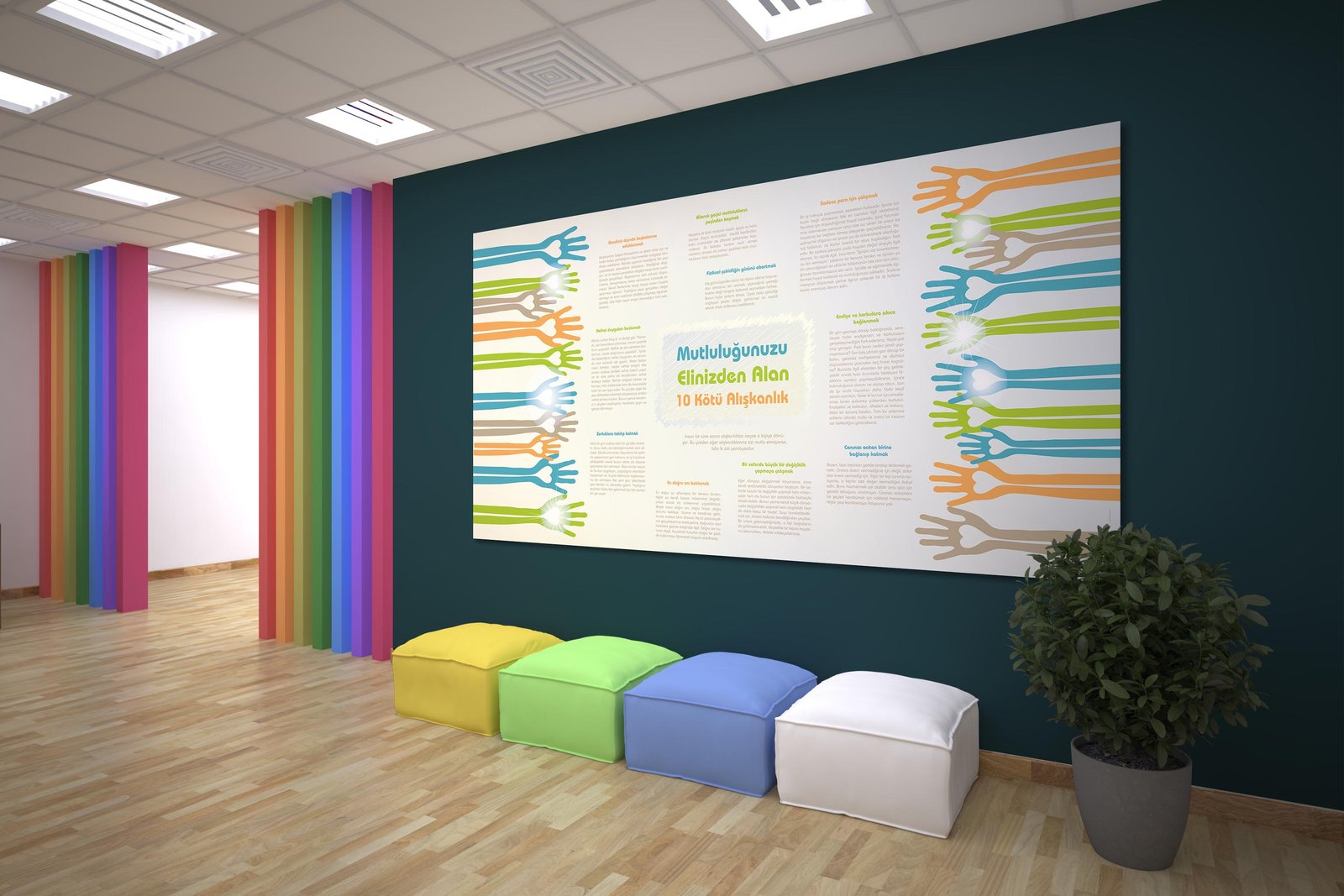 Mutluluğunuzu Elinizden Alan 10 Kötü Alışkanlık Duvar Dekoru 3271