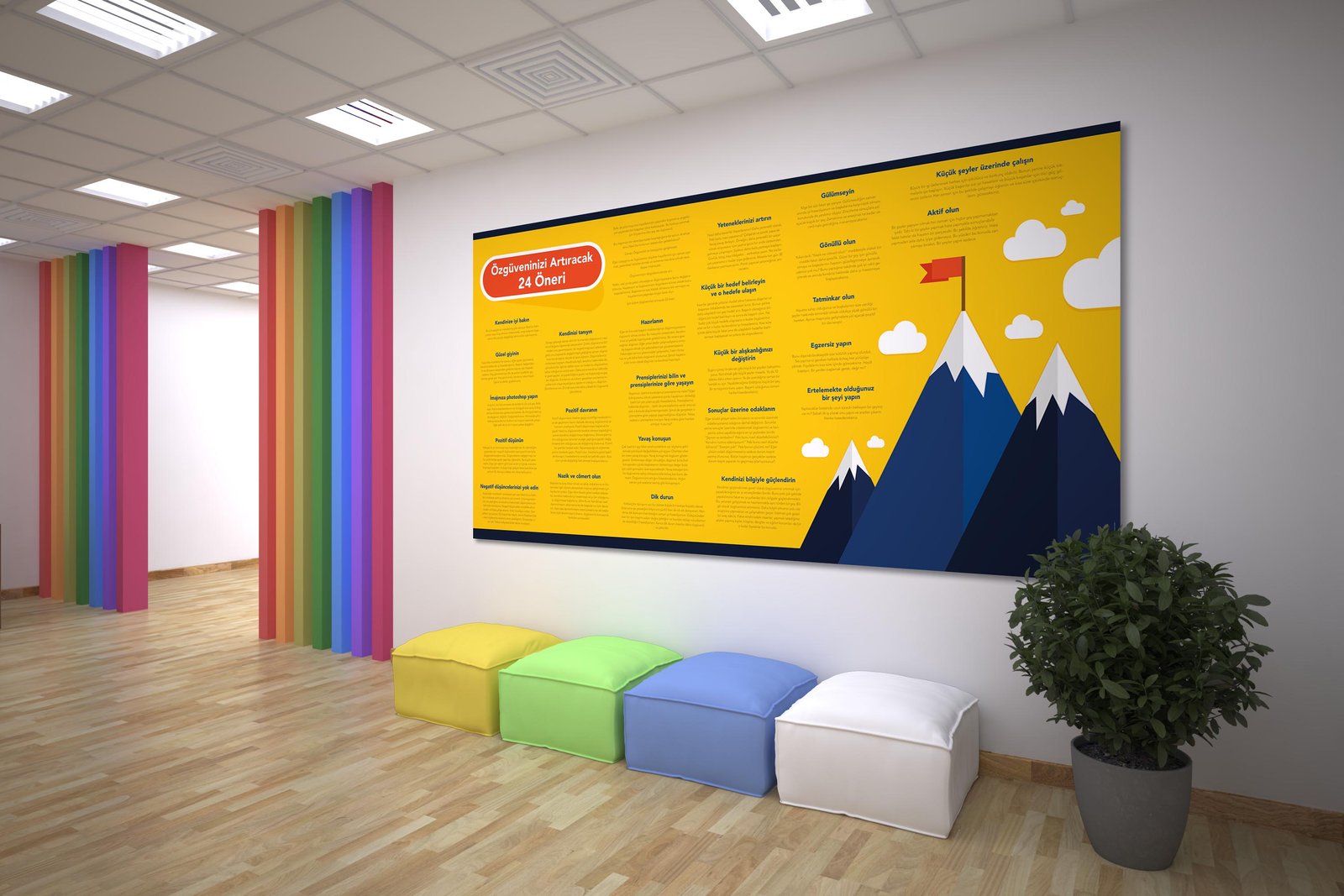 Özgüveninizi Artıracak 24 Öneri Duvar Dekoru 3360